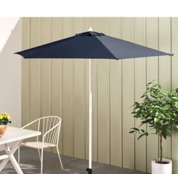 New 7.5 FT Black Patio Umbrella Outdoor Market Shade New Sealed