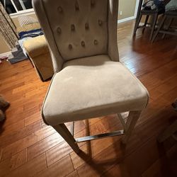 Bar Stools Gold Trim 