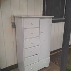 Wood Cabinet With Drawers/Door $45.00.