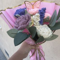 Crochet Rose  Bouquet 