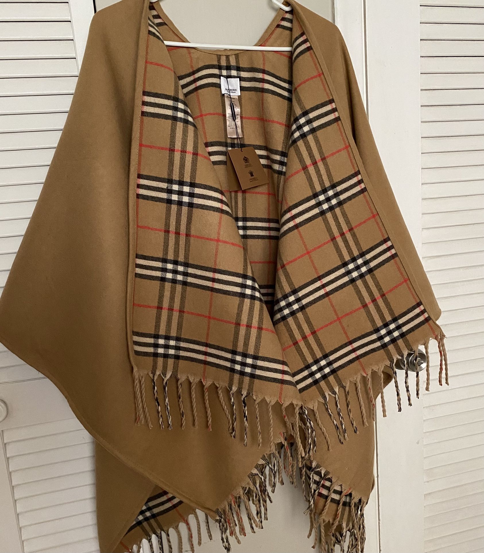 Burberry Poncho Shawl