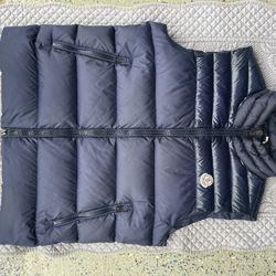 Moncler Dupres Vest Navy Blue Size 3/L 