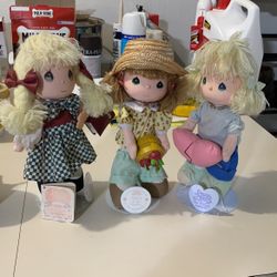 Precious Moments  Dolls On Stands
