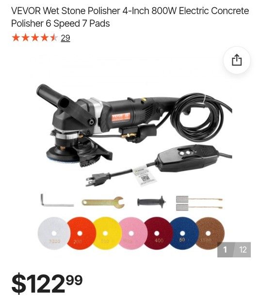 Wet Stone Polisher & Grinder