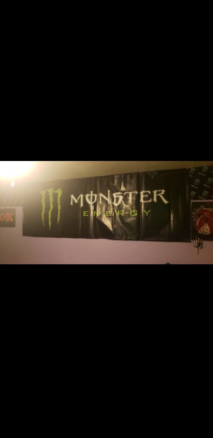 Monster energy banners