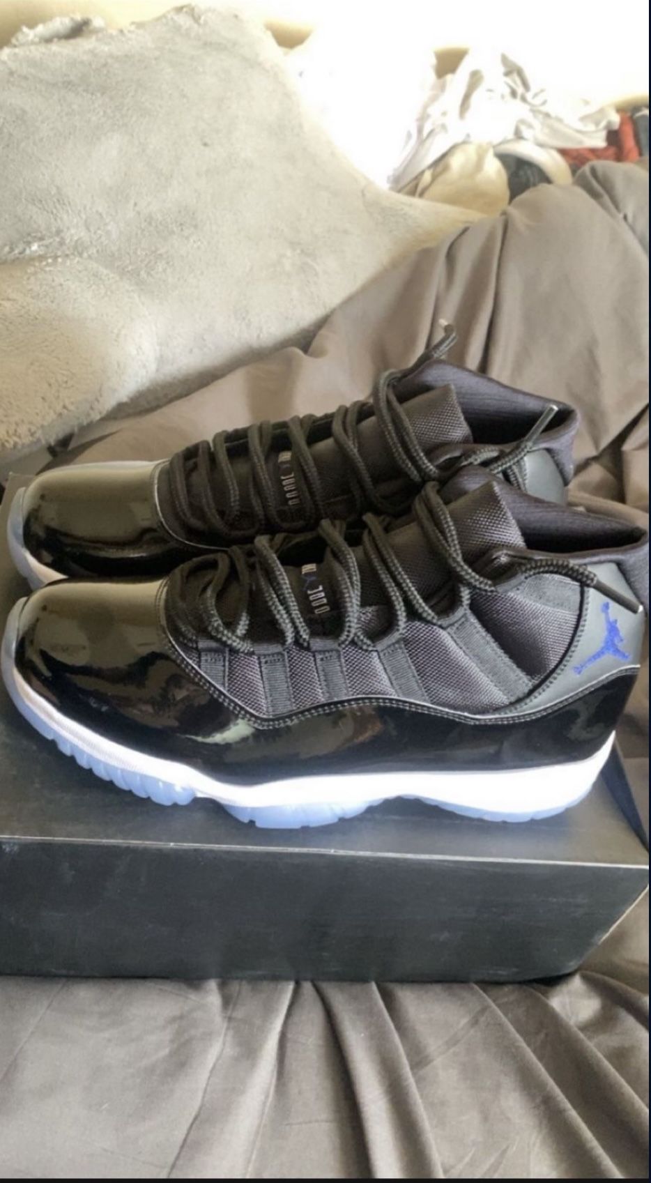 Retro Authentic Spacejam Jordan 11s Size 12 Brand New 2016 Release 