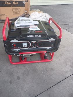 XtremepowerUS 4000 Watt Gas Generator Engine for Camping 4 Cycle Air-Cooled Gasoline OHV (EPA)