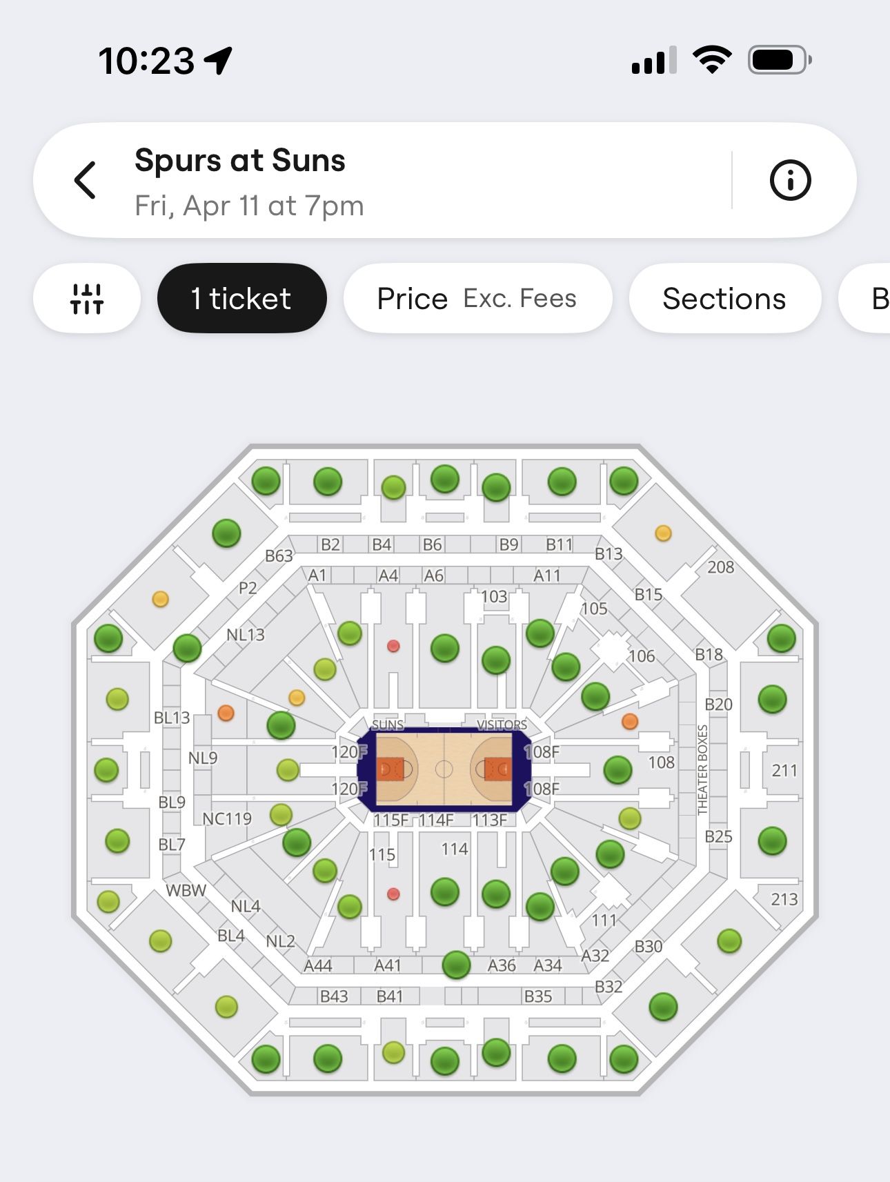 Suns Vs Spurs Tickets 04/11/25