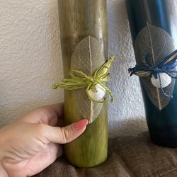 Bamboo candle holders from Philippines