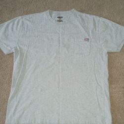 Grey Dickies Men's Short Sleeve Heavyweight Pocket T-Shirt
