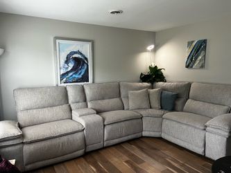 Power Reclining Sectional Sofa - 6 pieces