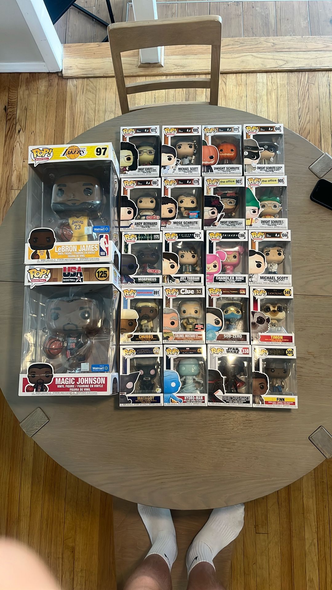 Funko Pops - 20 Regular, 2 Giant