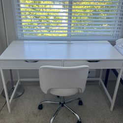IKEA ALEX Desk & Chair Set – Like New – $230 (Pickup Only)