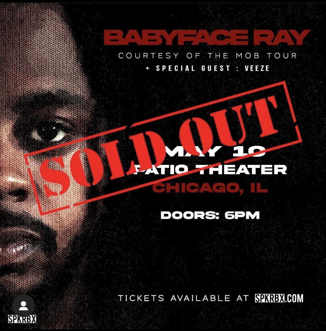 Babyface Ray ticket