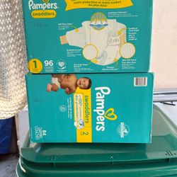 Pampers Size 1 And Size 2