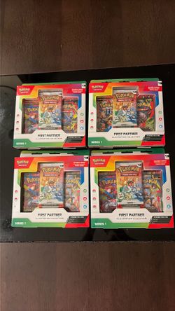 4x First Partner Series 1 Pokémon Boxes