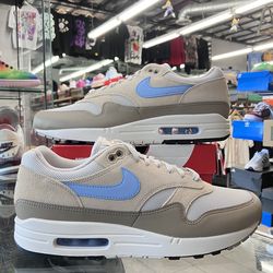 Nike Air Max 1 Essential Light Bone Psychic Blue