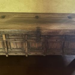 Rustic Wood Trunk Coffee Table 