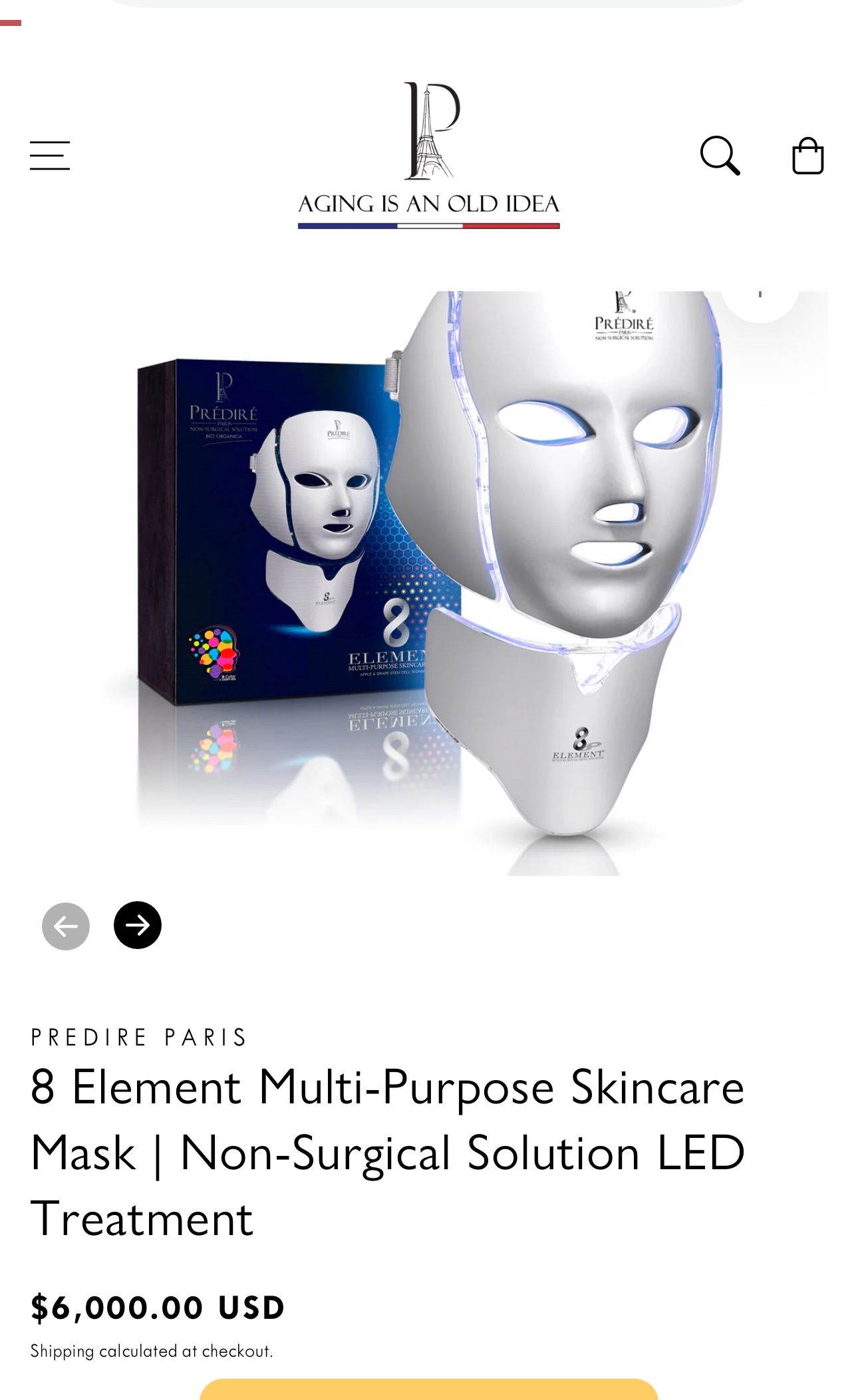Prédiré Paris 8 Element Multipurpose Skincare Mask 