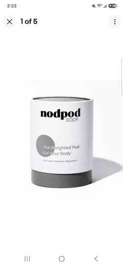 Nodpod BODY Weighted Pod Blanket – Gray (Open Box / Brand New)
