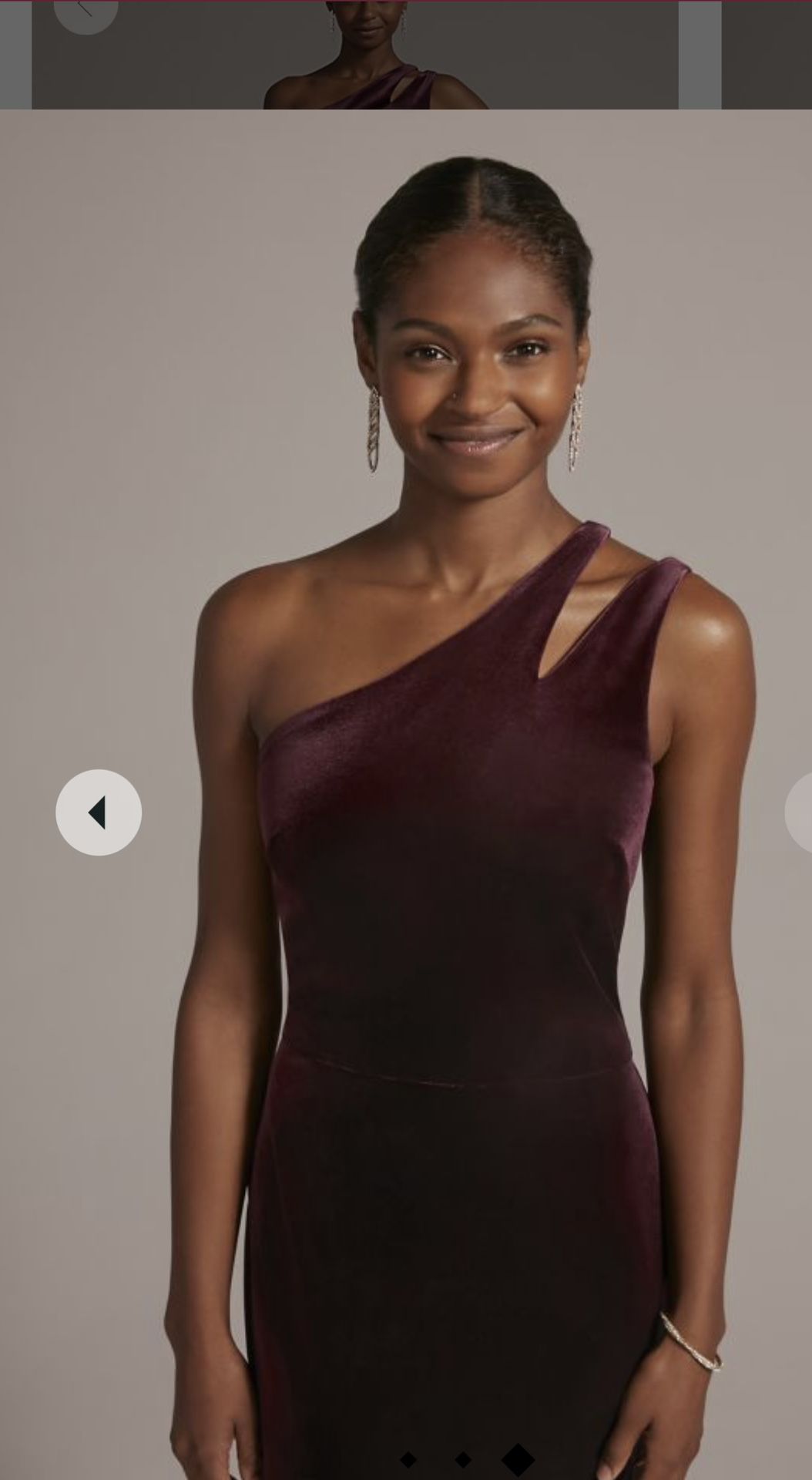 David’s Bridal Evening Gown