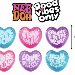 Needoh Heart Authentic Pink Purple