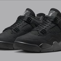 Nike Air Jordan 4 Retro Black Cat 2025 Men’s Sizes 10.0 11.5 11.0 12.0