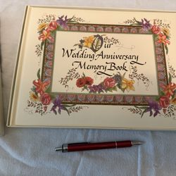 Wedding Anniversary Memory Book