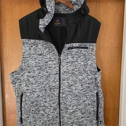 Men's vest xl chaleco hoodie new