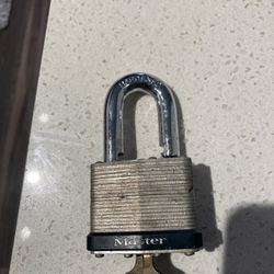 Vintage Master Lock Co. No. 17 Padlock Gate Lock