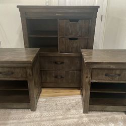 Dresser + 2 Nightstands 