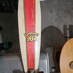 Vintage Longboard 168 Skateboard!