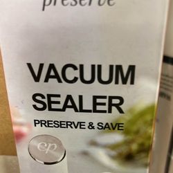 Chef Preserve Vacuum Sealer +3 Containers +30 Bags