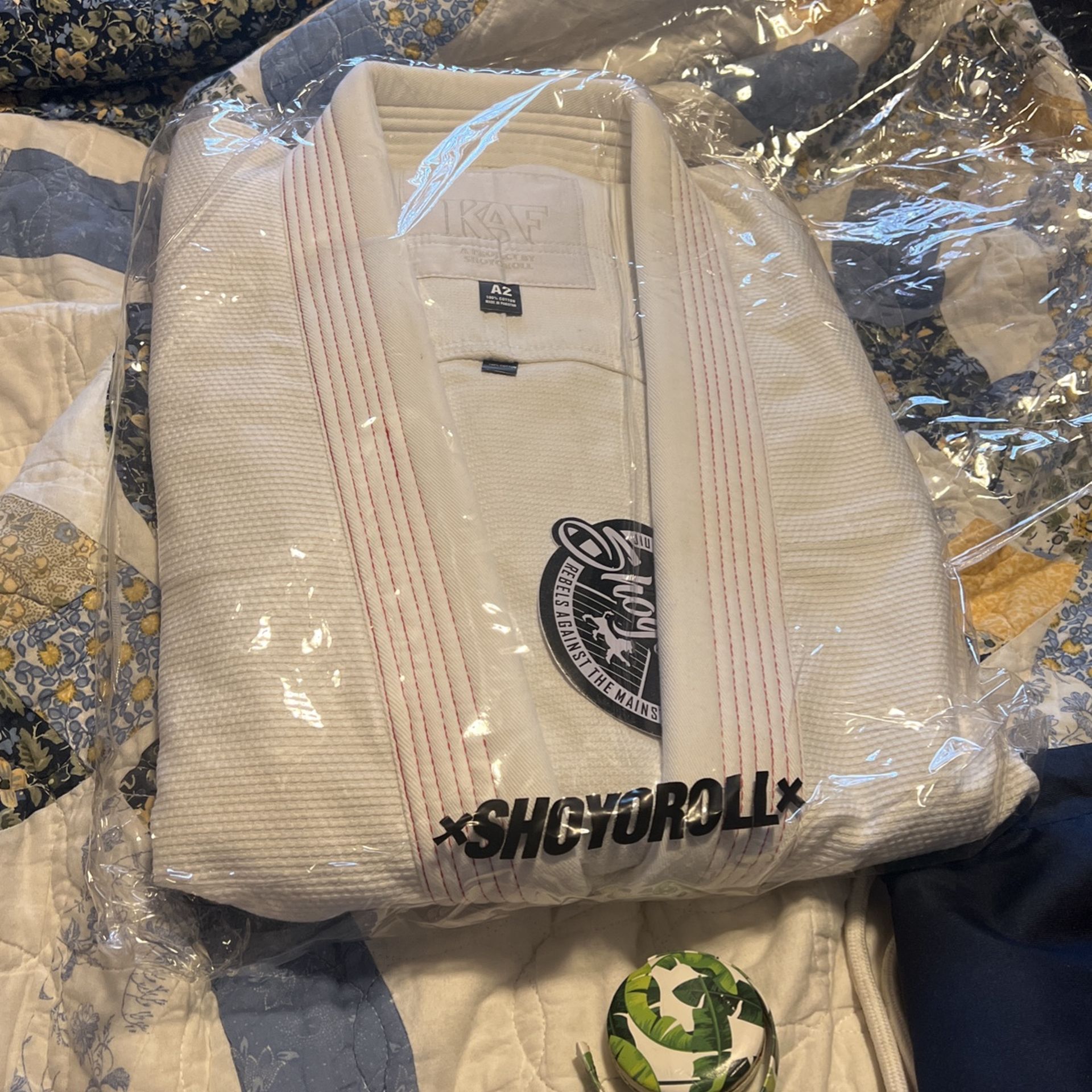 New Kenny Florian Gi Shoyoroll Batch #87: KAF White New In Package A2 Size