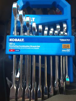 Cobo twenty pieces , ratcheting american and metric set