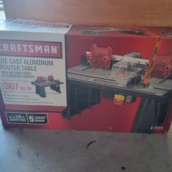 Craftsman brand new in box Die cast router table