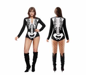 Halloween Skeleton Costume Women size M