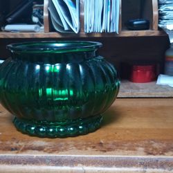 Vintage Green Bowl/Planter