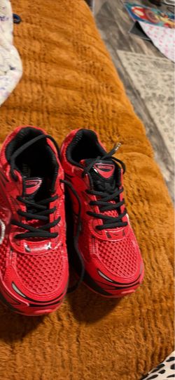 Saucony Red and Black Running Sneakers