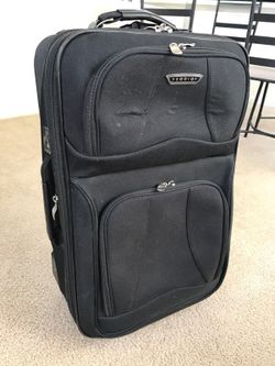 Black carry on suitcase