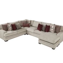 L-Shaped Sectional Sofa – $1300