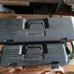 Vintage Craftsman Permatex Under-Seat Truck Tool Boxes Medium 18" + Large 22" Made In USA