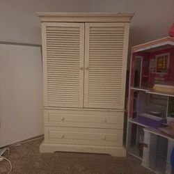 Armoire Cabinet with 2 matching side tables
