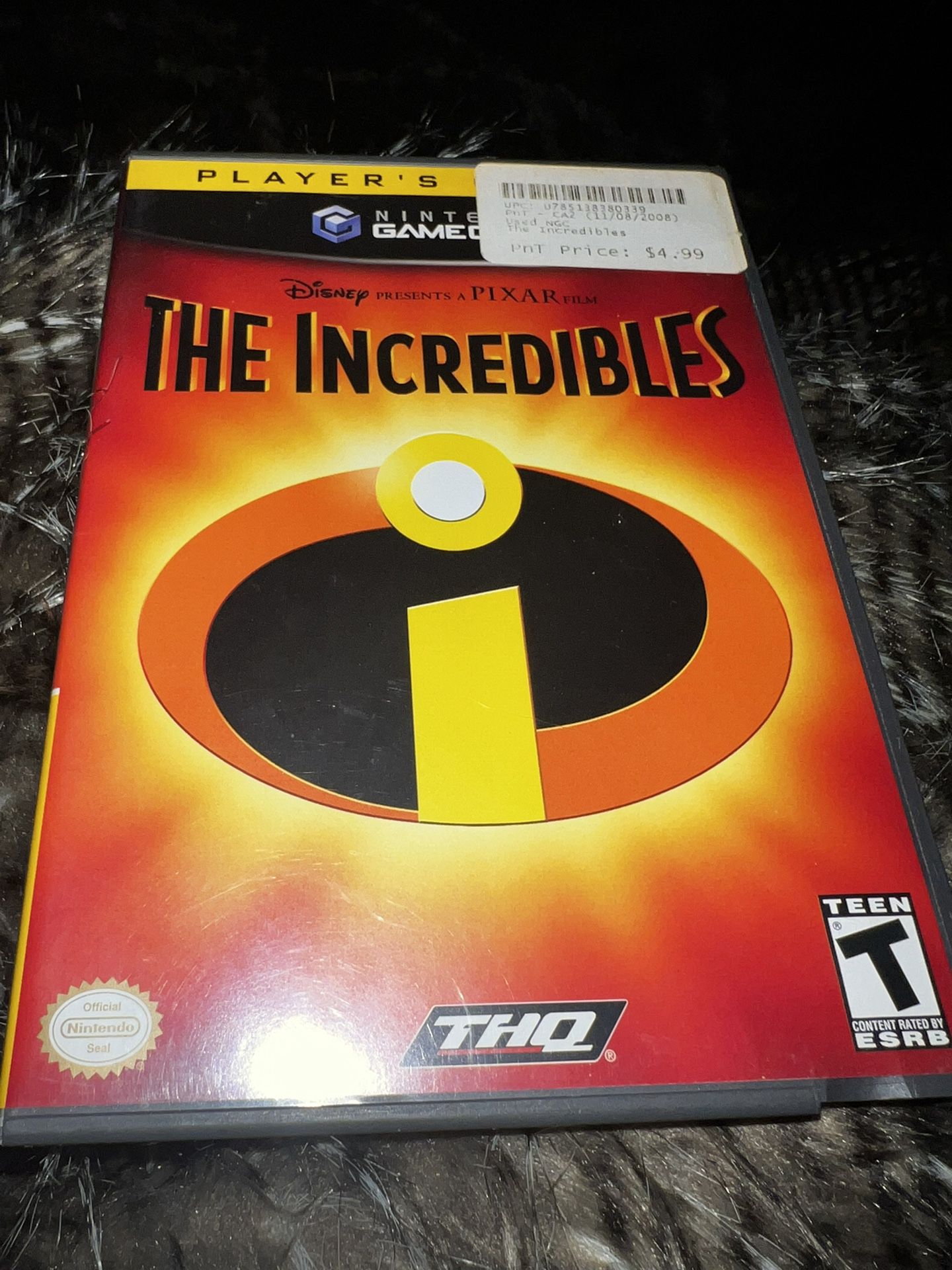The Incredibles (Nintendo GameCube) Disney/Pixar Player's Choice Complete 