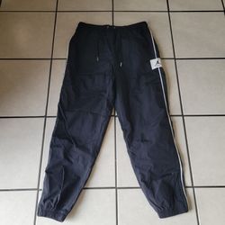 Jordan Essential Statement Warm-Up Pants DV7622-010 Black/Black Men's Size Medium