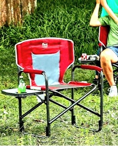 Outdoor Timber Ridge Chair With Side Table TIMBER RIDGE Portable