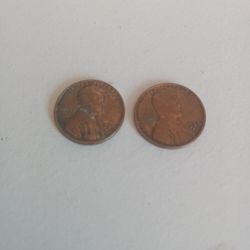 1936 And 1939 Penny 