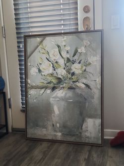 Big flower picture decor