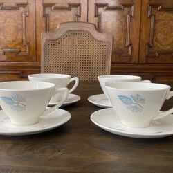 Set Of Vintage Marcrest Blue Spruce China  16 Pieces