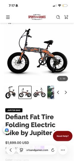 Electric Fat Tire Bike Folding